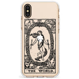 The World Tarot Card - Transparent Slim TPU Phone Case Warehouse X XS Max XR