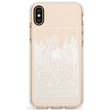 The Empress Tarot Card - White Transparent Slim TPU Phone Case Warehouse X XS Max XR