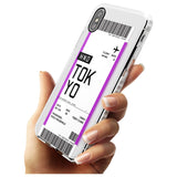 Tokyo Boarding Pass iPhone Case   Custom Phone Case - Case Warehouse