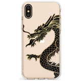 Large Red Dragon Impact Phone Case for iPhone X XS Max XR