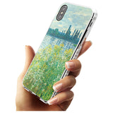 Banks of the Seine by Claude Monet Slim TPU Phone Case Warehouse X XS Max XR