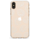 Monstera Leaves Slim TPU Phone Case Warehouse X XS Max XR