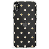 Daisy Pattern - Clear  Cute Floral Design Slim TPU Phone Case Warehouse X XS Max XR