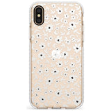 Floral Print on Clear - Cute Floral Design Slim TPU Phone Case Warehouse X XS Max XR