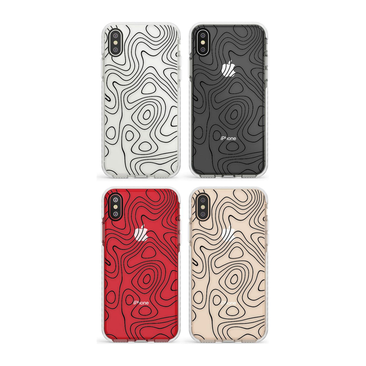 Damascus Steel Phone Case for iPhone X XS Max XR