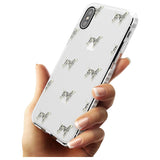 Dalmation Dog Pattern Clear Impact Phone Case for iPhone X XS Max XR