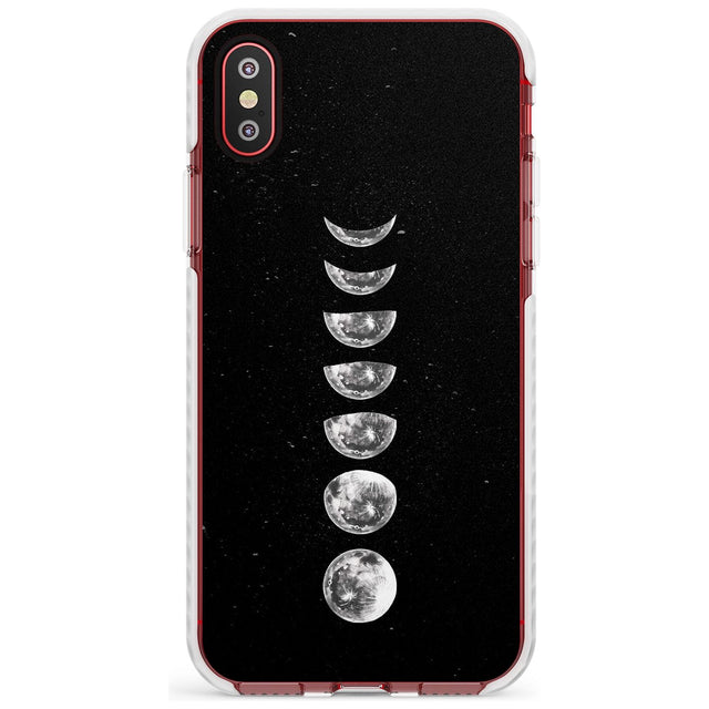 Light Watercolour Moons Slim TPU Phone Case Warehouse X XS Max XR