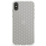 Abstract Lines: Scalloped Pattern Slim TPU Phone Case Warehouse X XS Max XR