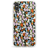 Energetic Floral Mix: Solid Slim TPU Phone Case Warehouse X XS Max XR