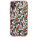 Energetic Floral Mix: Solid Slim TPU Phone Case Warehouse X XS Max XR