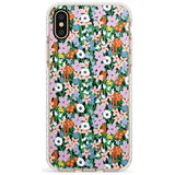 Jazzy Floral Mix: Solid Slim TPU Phone Case Warehouse X XS Max XR