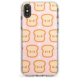 Bread Faces Kawaii Pattern Impact Phone Case for iPhone X XS Max XR