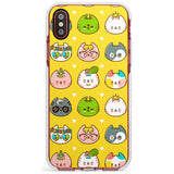 Mythical Cats Kawaii Pattern Impact Phone Case for iPhone X XS Max XR