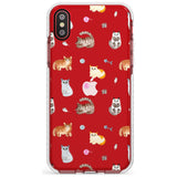 Cats with Toys - Clear Slim TPU Phone Case Warehouse X XS Max XR