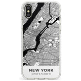 Map of New York, New York Impact Phone Case for iPhone X XS Max XR