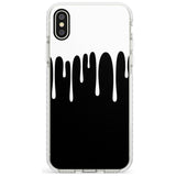 Melted Effect: White & Black iPhone Case Impact Phone Case Warehouse X XS Max XR