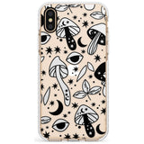 Psychedelic Mushrooms Pattern Impact Phone Case for iPhone X XS Max XR