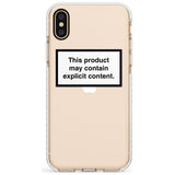 This product may contain explicit content Slim TPU Phone Case Warehouse X XS Max XR