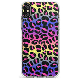 Rainbow Gradient Leopard Print Slim TPU Phone Case Warehouse X XS Max XR