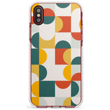 Abstract Retro Shapes: Muted Colour Mix Slim TPU Phone Case Warehouse X XS Max XR