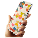 Abstract Retro Shapes: Colourful Circles Slim TPU Phone Case Warehouse X XS Max XR