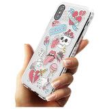 Skull & Flowers Sticker  iPhone Case   Phone Case - Case Warehouse