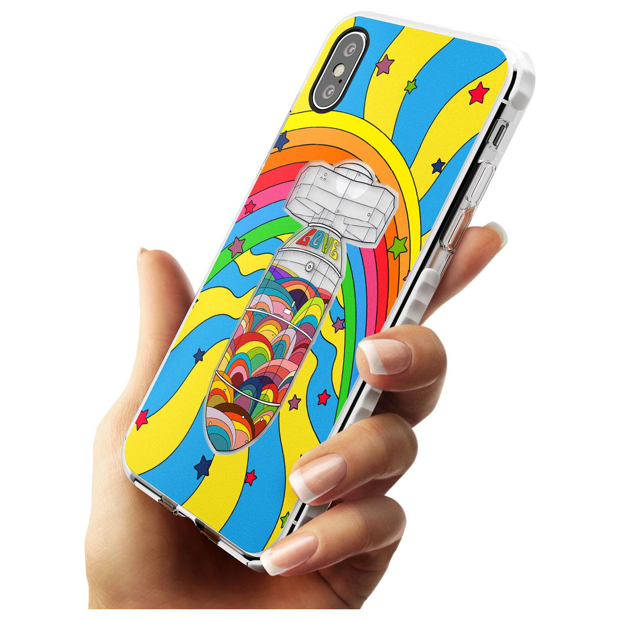 Love Bomb Slim TPU Phone Blanc Space X XS Max XR