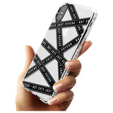 Caution Tape (Clear) Not Cute Just Psycho Impact Phone Case for iPhone X XS Max XR