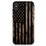 Desert Camo US Flag Impact Phone Case for iPhone X XS Max XR