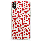 Sketched Heart Pattern Slim TPU Phone Case Warehouse X XS Max XR