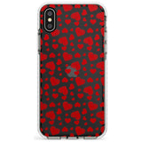 Sketched Heart Pattern Slim TPU Phone Case Warehouse X XS Max XR