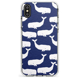 Cute Whales  Slim TPU Phone Case Warehouse X XS Max XR