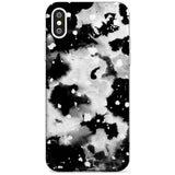 Black & White Acid Wash Tie-Dye Pattern Slim TPU Phone Case Warehouse X XS Max XR