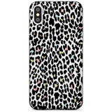 Mixed Pastels Leopard Print - Transparent Slim TPU Phone Case Warehouse X XS Max XR