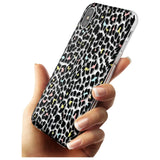 Mixed Pastels Leopard Print - Transparent Slim TPU Phone Case Warehouse X XS Max XR