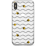 Sweet as Honey Patterns: Bees & Stripes (Clear) Slim TPU Phone Case Warehouse X XS Max XR