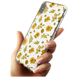 Sweet as Honey Patterns: Sunflowers (Clear) Slim TPU Phone Case Warehouse X XS Max XR