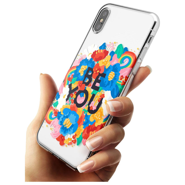 Be You Slim TPU Phone Blanc Space X XS Max XR