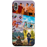 Abstract Photo Grid Slim TPU Phone Blanc Space X XS Max XR