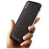 Minimal Lettering Dark Leopard Slim TPU Phone Case Warehouse X XS Max XR