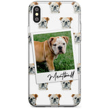 English Bulldog - Custom Dog Photo Black Impact Phone Case for iPhone X XS Max XR