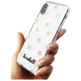 White Daisies & Cursive iPhone Case   Custom Phone Case - Case Warehouse