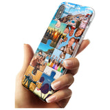 Personalised Jigsaw Photo Grid Slim TPU Phone Blanc Space X XS Max XR