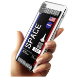 Personalised NASA Boarding Pass (Dark) Slim TPU Phone Blanc Space X XS Max XR