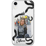 Personalised Snake Instant Photo Phone Case for iPhone X XS Max XR