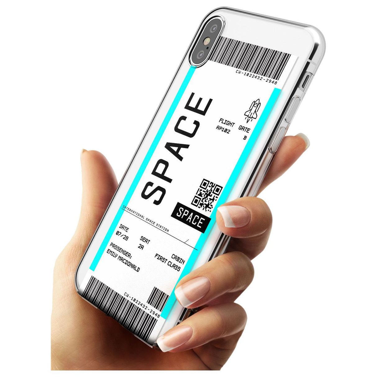 Space Custom Space Travel Ticket iPhone Case   Custom Phone Case - Case Warehouse