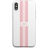 Minimal Pink Stripes iPhone Case  Slim Case Custom Phone Case - Case Warehouse