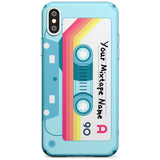 Sporty Cassette Black Impact Phone Case for iPhone X XS Max XR