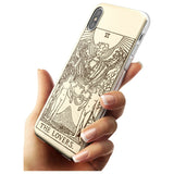 The Lovers Tarot Card - Solid Cream Black Impact Phone Case for iPhone X XS Max XR