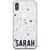 Customised Terrazzo - Blue, Pink, Brown Slim TPU Phone Case Warehouse X XS Max XR